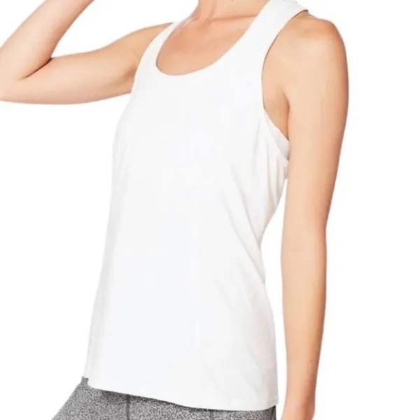 Lululemon Goal Crusher Tank White Light Luxtreme Size 4 Tank Top - Image 3