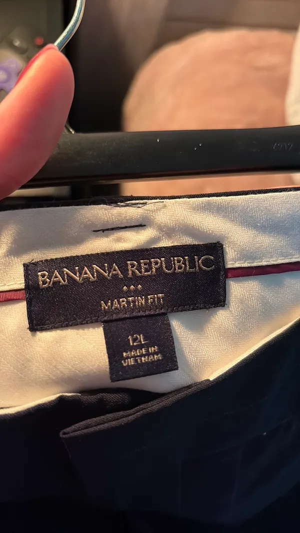 Banana Republic Dark Blue Women’s Slacks - Image 2
