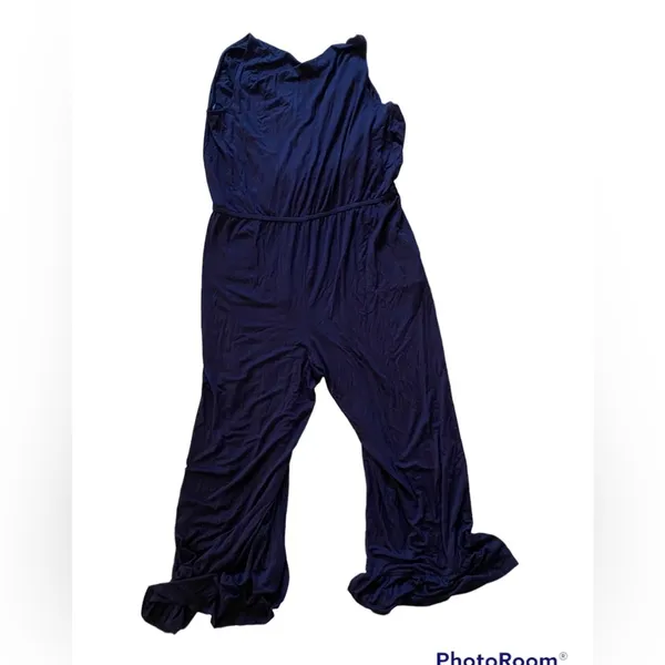 NWT Spence Women's Navy Blue Jumpsuit Size M - Image 2