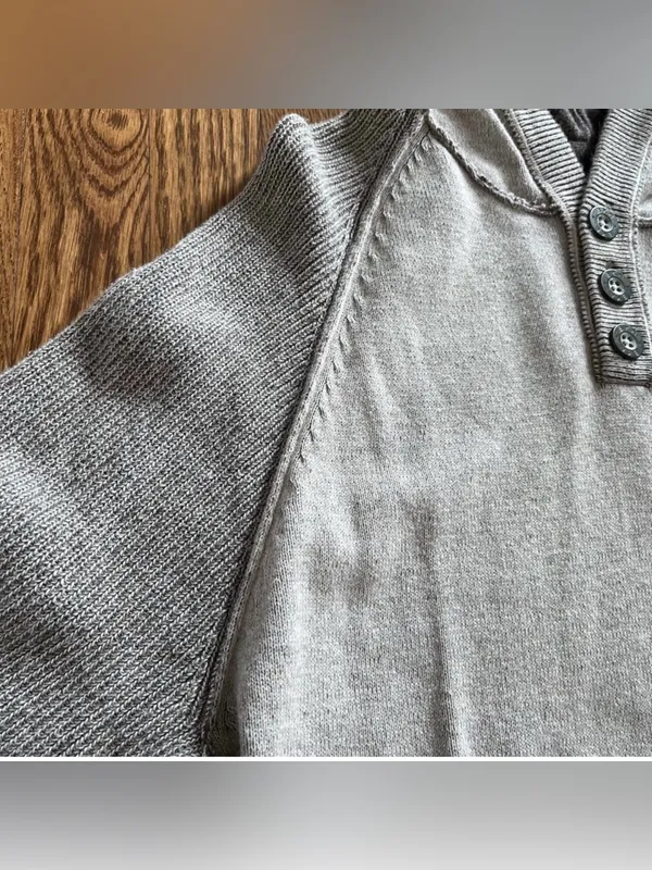 BKE Hoodie Sweatshirt / Sweater Size Large Brown and Creams - Image 2