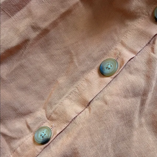 a new day Orange A-Line Button Skirt - Image 4