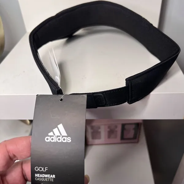 Adidas Women's‎ Golf Tour Visor GF2677 OSFW Black-NEW With Tags - Image 2