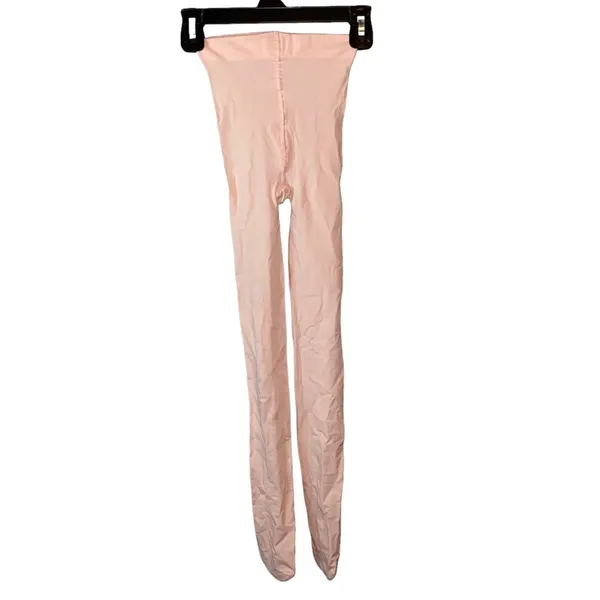 NWOT Pink Dance Tights Women's LA/XLA‎ Ballet Performance Footed Stretch - Image 2
