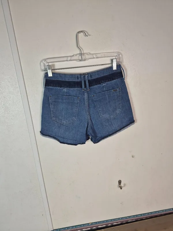 Abercrombie & Fitch Blue Jean Shorts 25 - Image 4