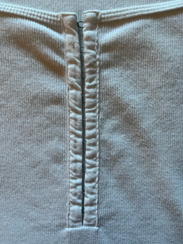 Abercrombie White Henley Bodysuit - Image 2