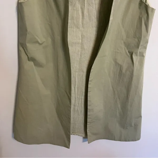 Free People Women Erin Poplin Preppy Vest NWT Medium - Image 3