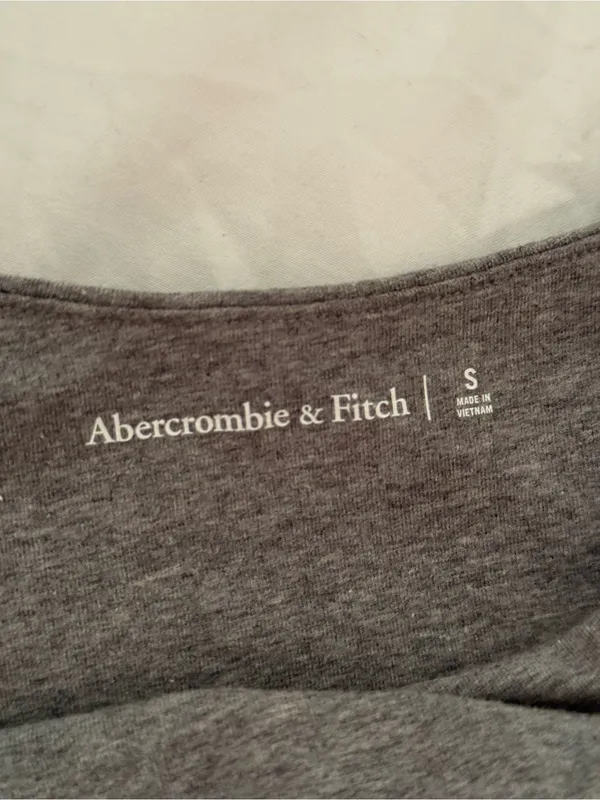 Abercrombie & Fitch Heather Gray Square Neck Bodysuit - Image 5
