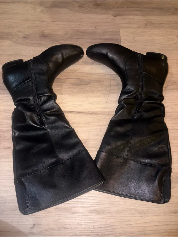 Dream Paris Black under the-Knee Slouchy Riding Boots size 8.5 - Image 10