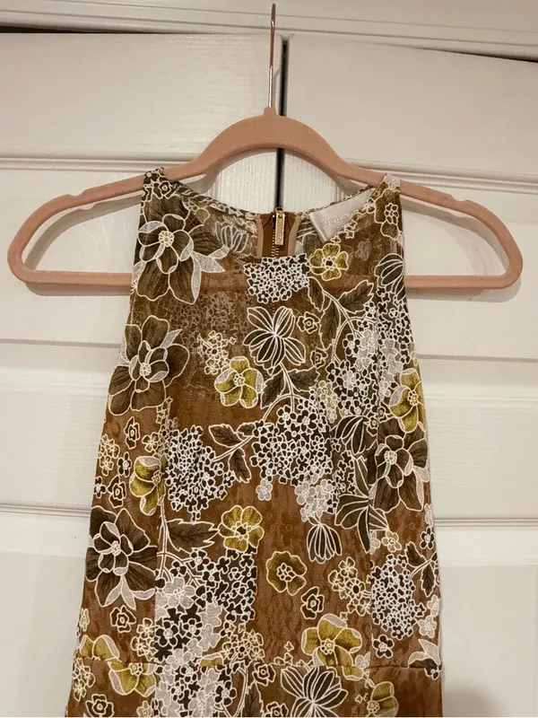 Bronx banco Sicilia Ruffle Dress in Multi - Image 7