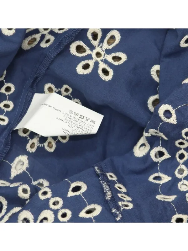 Shoshanna Embroidered Chambray Cover-Up Maxi Dress Chambray Blue / White M - Image 5