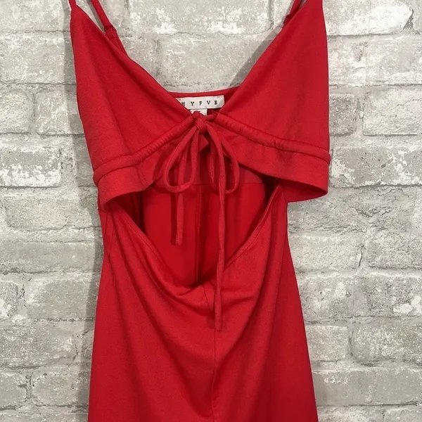 Hyfve Red Tie Romper - Image 2