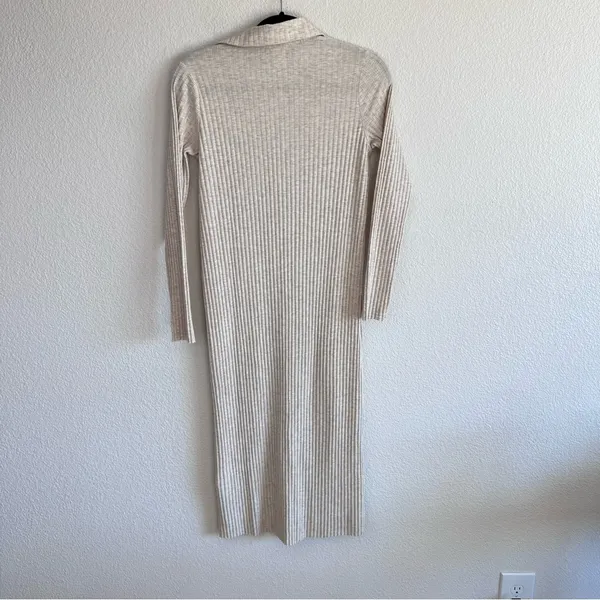 H&M Women's Ribbed Long Sleeve Sweater Dress - Image 2