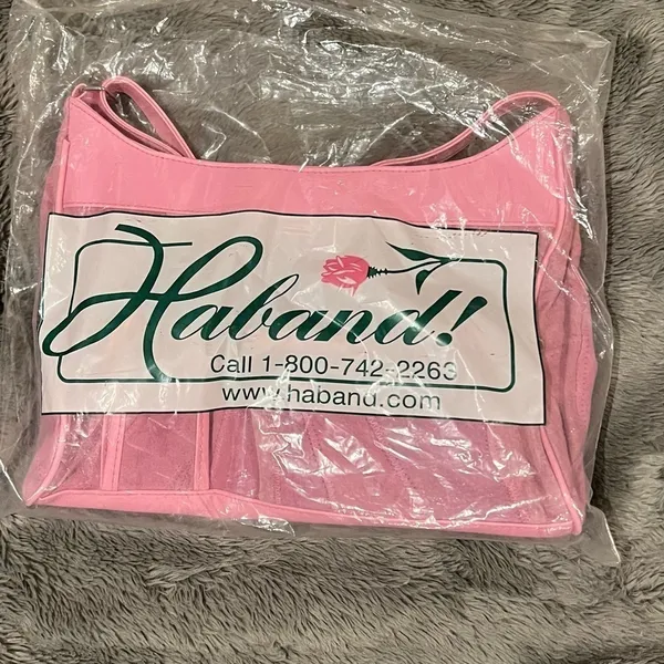 New Retro Pink Suede‎ Haband Purse with Pocket - NWT - Image 4