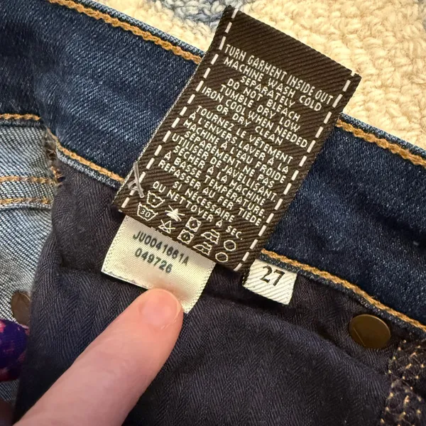7 For All Mankind Gwenevere Jeans Size 27 - Image 3