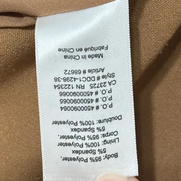 Aritzia Babaton The Stedman Coat Tan Brown Small - Image 10