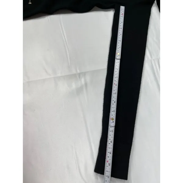 Versace Womens Black V Neck Long Sleeve Sweater Size 42 SKU 7360 - Image 8