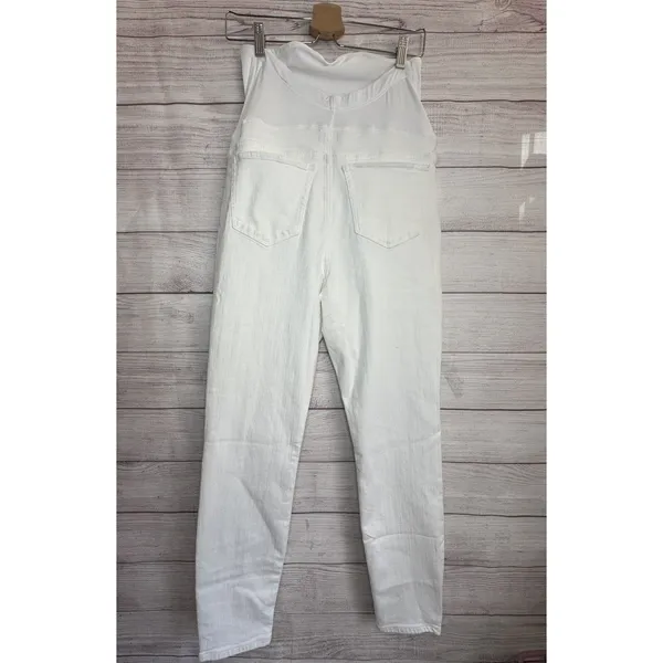 J.Crew Factory White maternity jean in signature stretch 24 - Image 5
