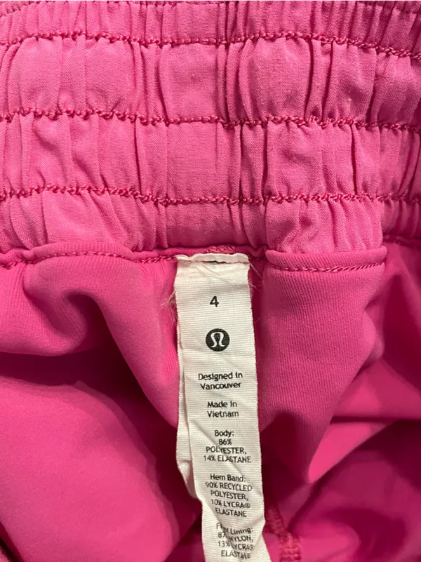 lululemon athletica Hotty Hot High-Rise Skirt Pink Athletic Skort Size 4 - Image 6