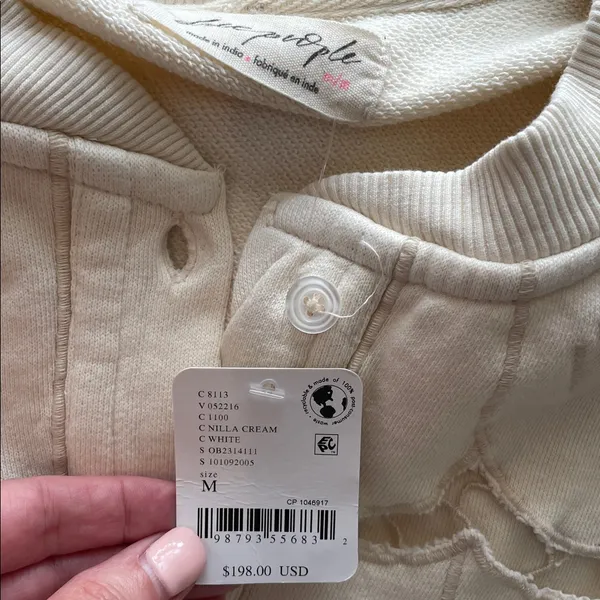 Free People Flutterscape Cardigan Sweatshirt - Image 5
