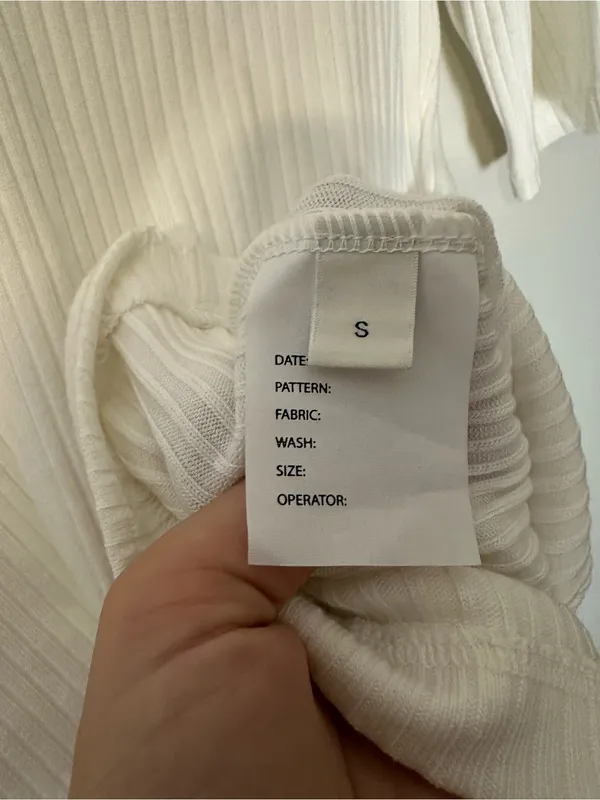 NWOT Citizens of Humanity Margot ribbed top small champagne - Image 3