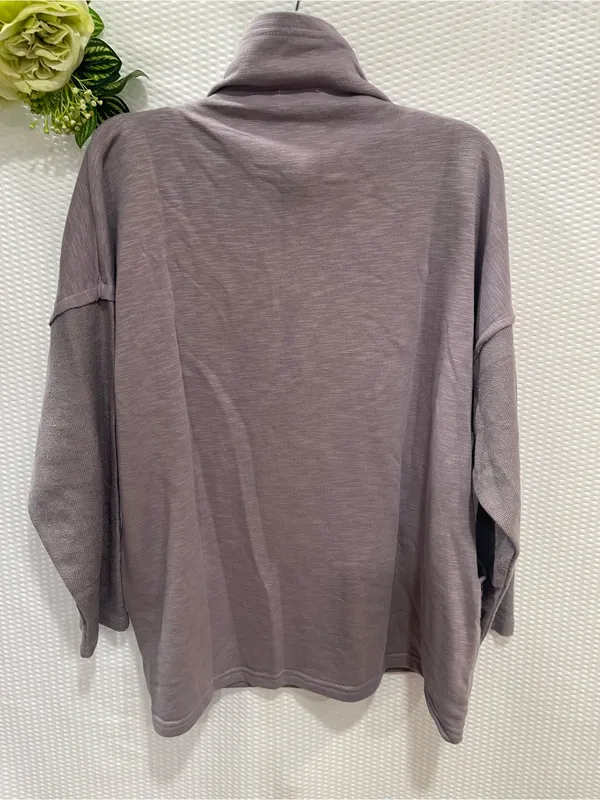 NWT Yak & Yeti Women’s S/M Mauve Boho Tunic Sweatshirt Handmade Nepal New - Image 4