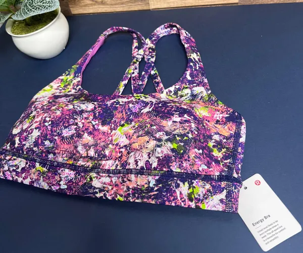 Lululemon Energy Bra Luxtreme NWT Size 2 Purple TRRM *Limited Edition* - Image 3