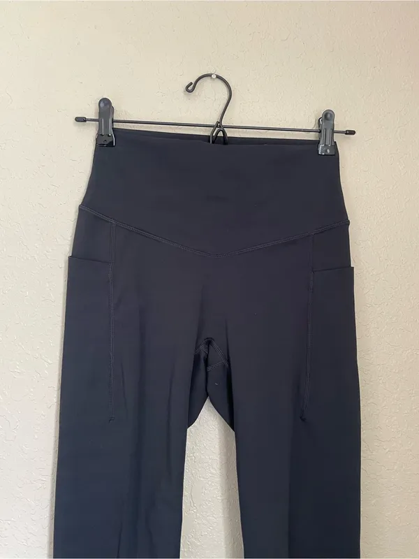 POPFLEX Supersculpt Legging With Pockets Size S Regular Length Black 27 Inseam - Image 6