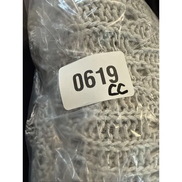 Chicos 3 US XL Silver Grey Open Front Sweater Knit Cardigan Career Travel Preppy - Image 8