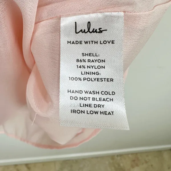 Lulus Diora Pink Orange Print Sleeveless Mini Dress Rayon Vacation Large NWT - Image 9
