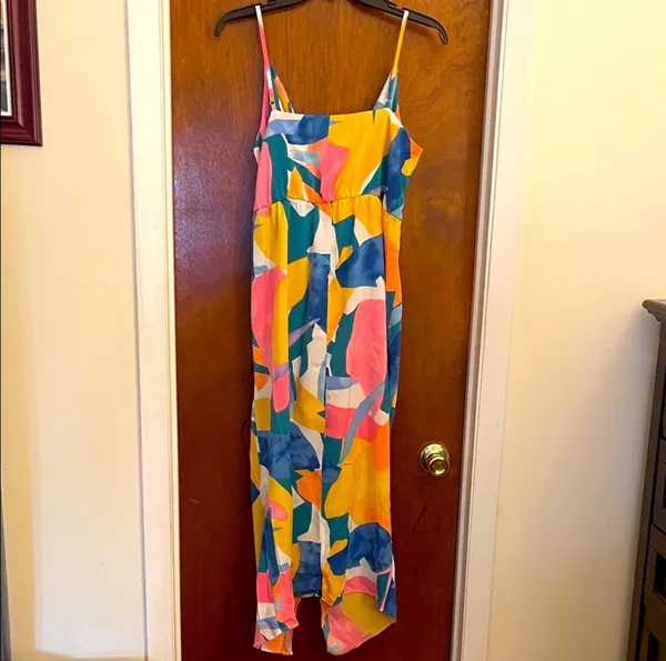 Milk and Honey Colorful Abstract Print Body Con Dress - Image 2