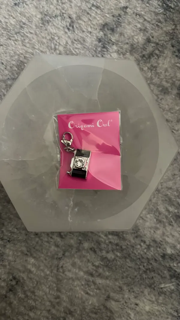 Origami owl, Swarovski camera charm - Image 2