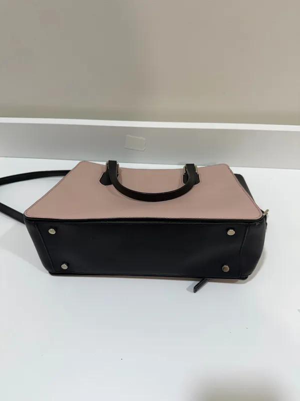 Kate Spade Laurel Way Reese Pink & Black Satchel - Image 6