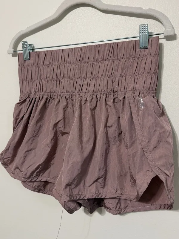 FP Movement Free People The Way Home Workout Shorts Moonlight Mauve Size Medium - Image 4