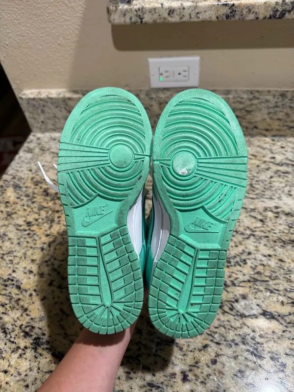 Nike Dunk Low Sneakers Green Glow - Image 6