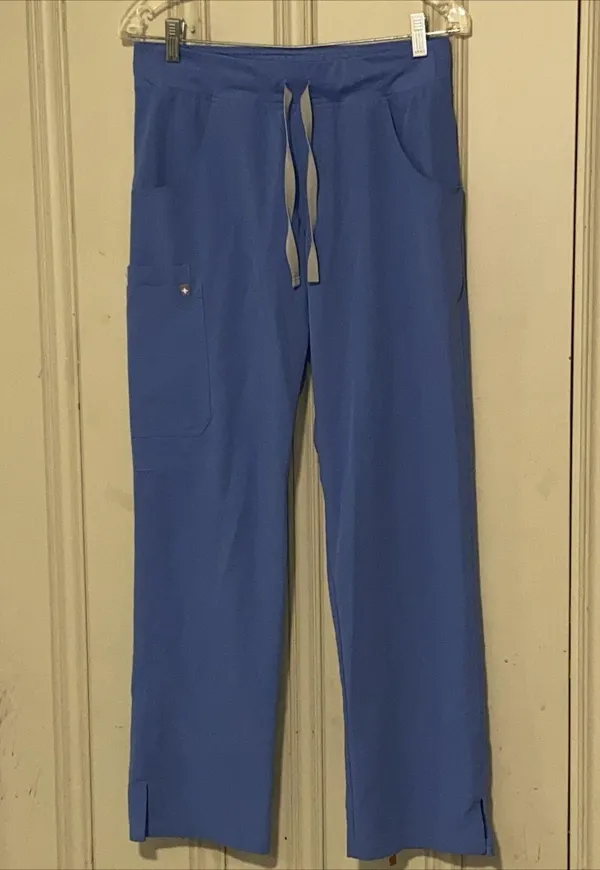 FIGS Scrubs Medical pants Women Small Blue Hospital Technical Collection - Image 15