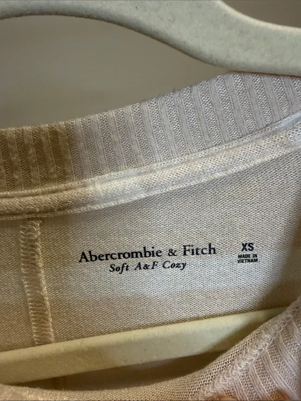 Abercrombie & Fitch Striped Lightweight Crewneck Sweater - Size XS - Image 2