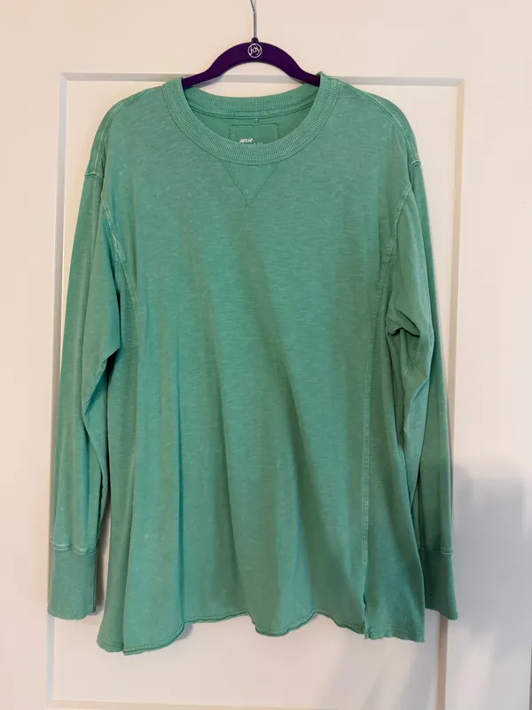 Aerie Green Long Sleeve Tee - Image 3