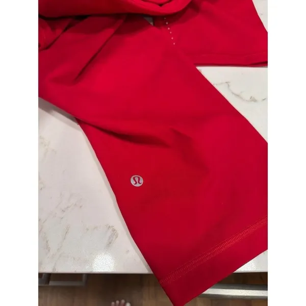 Lululemon Swift Speed High-Rise‎ Crop 21" Dark Red 20 - Image 4