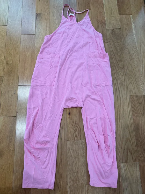 Pink Lily Bubblegum Pink Jumpsuit - Image 2