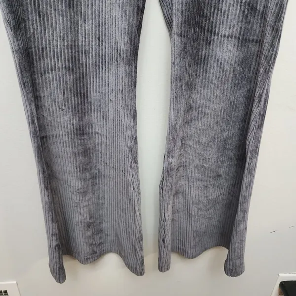 Aerie Gray Ribbed Leggings - Image 3