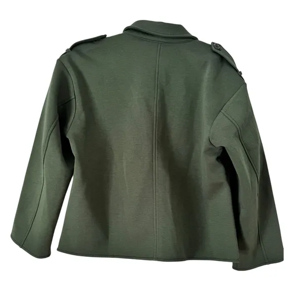 NWT OGL DoubleWarm Convertible Collar Buttoned Coat Size XS Evergreen - Image 6
