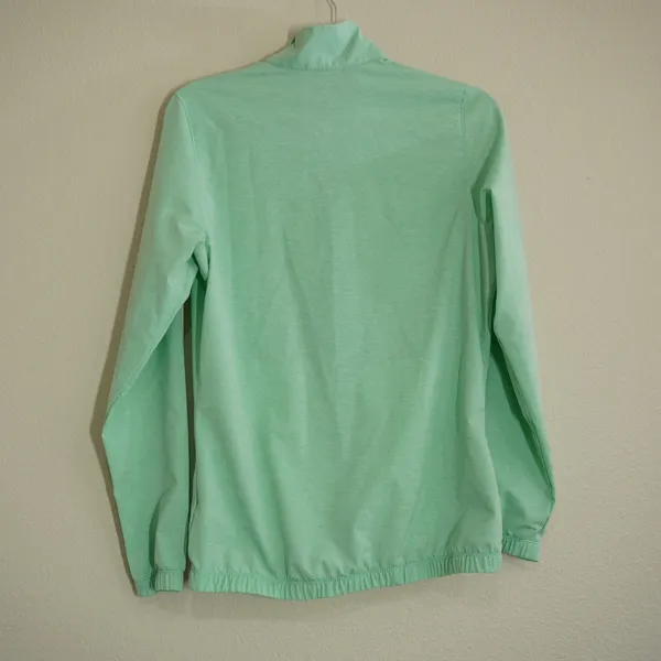 Adidas Women's Size Small Mint Green Golf Outdoor Full Zip Lightweight Jacket - Image 7