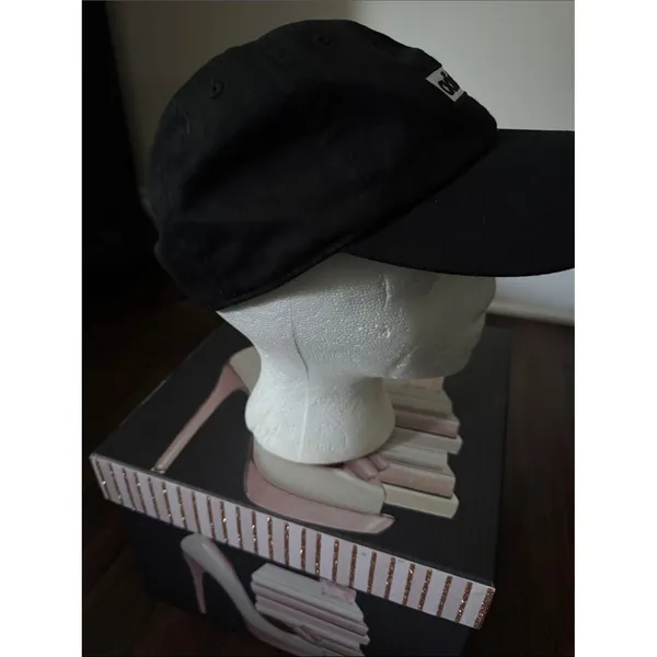 adidas Black Cap with White Logo Patch - Image 2