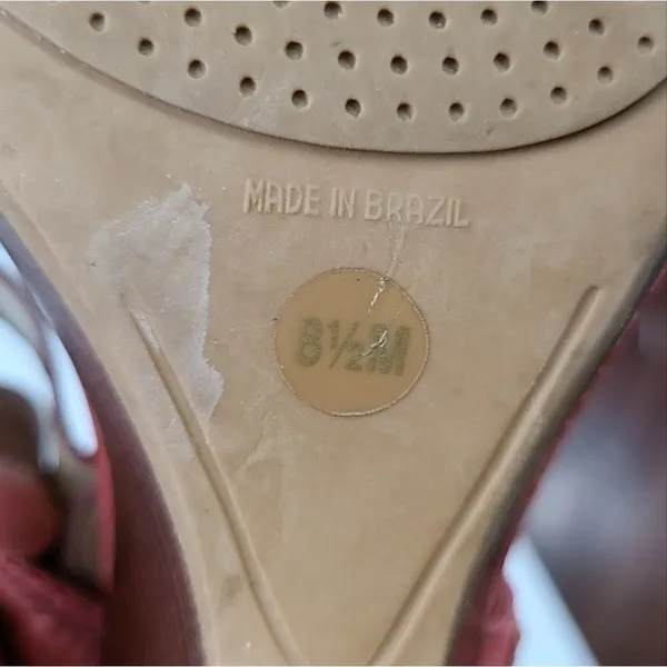 Nicole Open‎ Toe Pink Summer Sandals Size 8.5 - Image 8