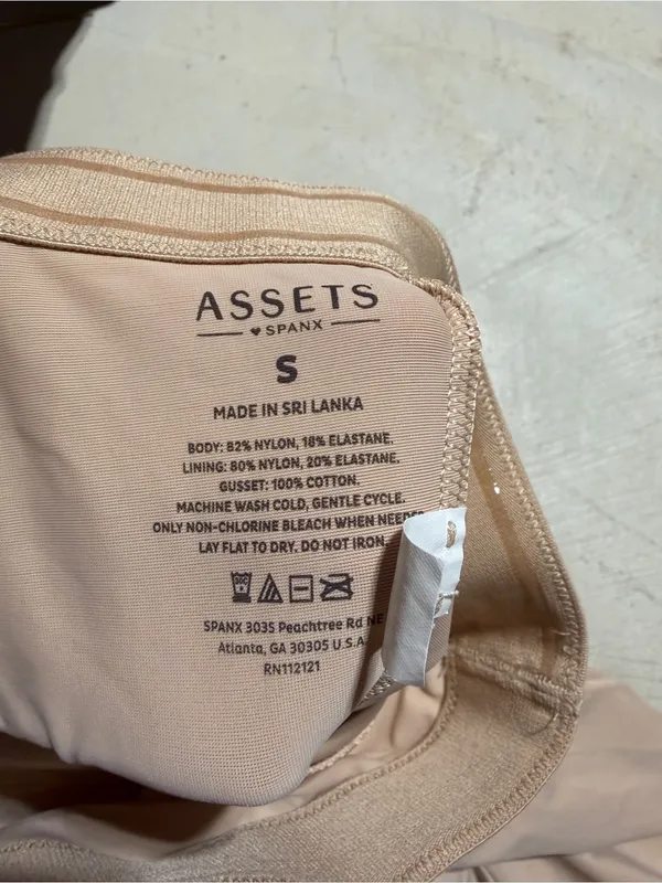 Spanx assets High-Waist Shapewear Shorts in Nude small - Image 3