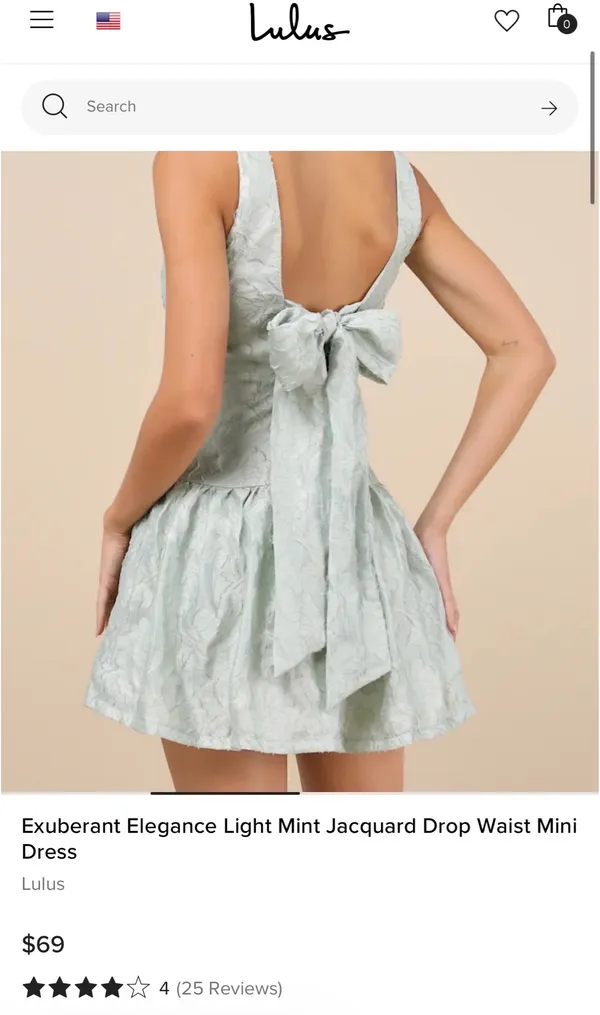 Lulus Jacquard Dress - Image 3