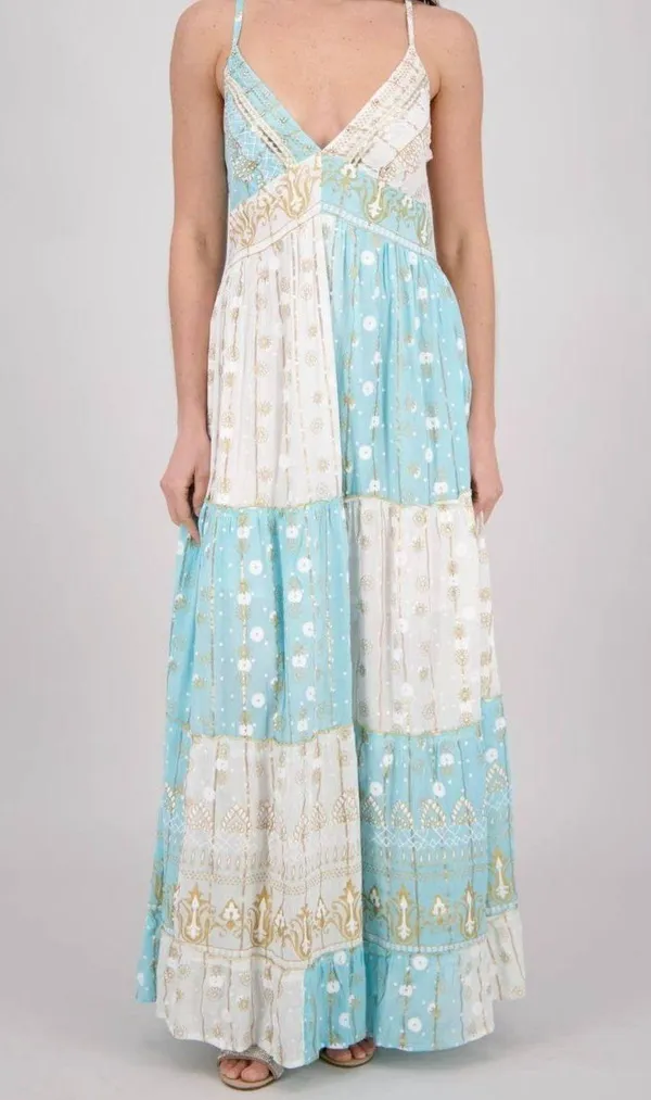 Ananta Patchwork Beatfull Dress 24731 S/M (H) Size M - Image 3