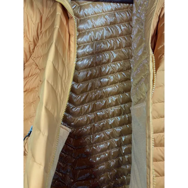 Columbia Powder Lite Jacket Womens 2X Mustard Yellow Omni-Heat Puffer WW1498 - Image 3