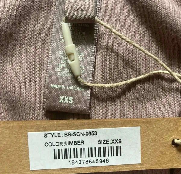 SKIMS RARE Umber Cotton Ribbed Bodysuit - Image 4
