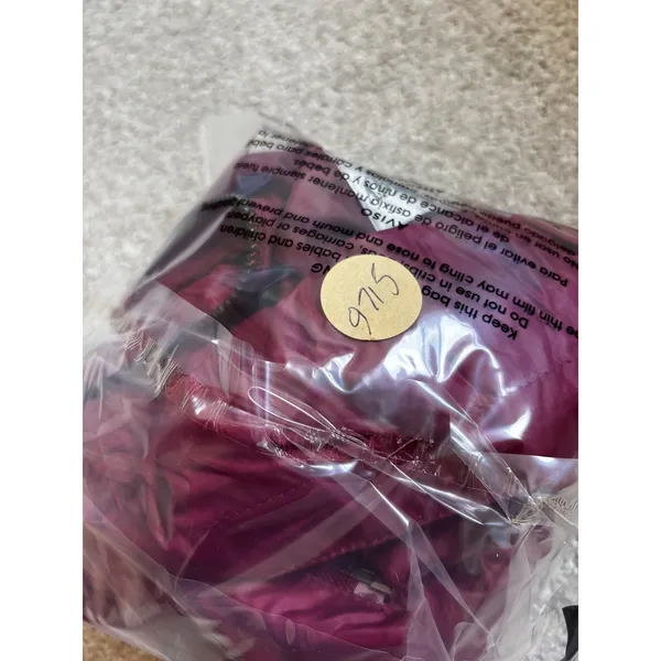 Zenergy by Chicos Windbreaker Jacket 0 Small Magenta Pink Full Zip Mock Neck - Image 9